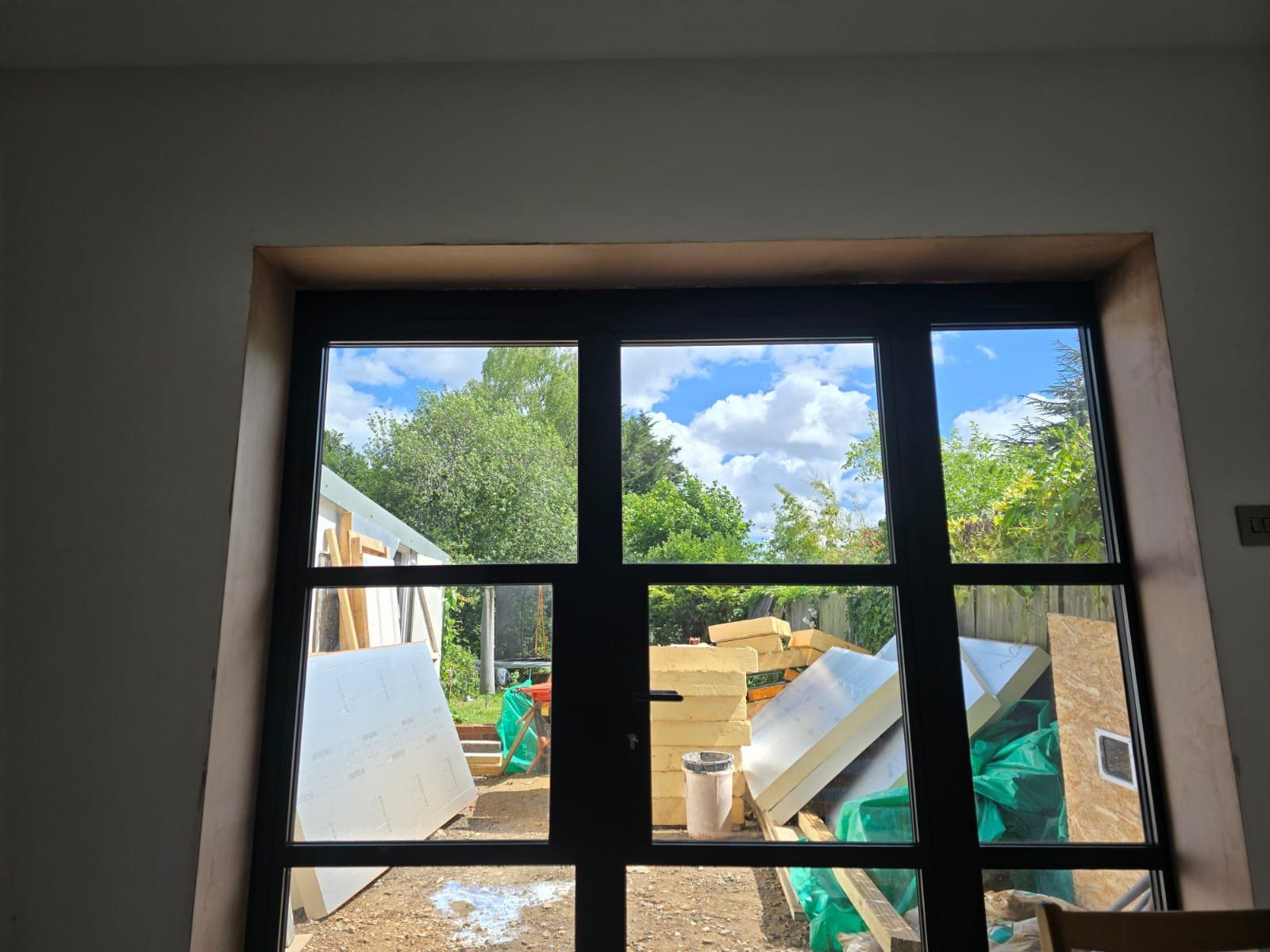 Crittall-style window fitted