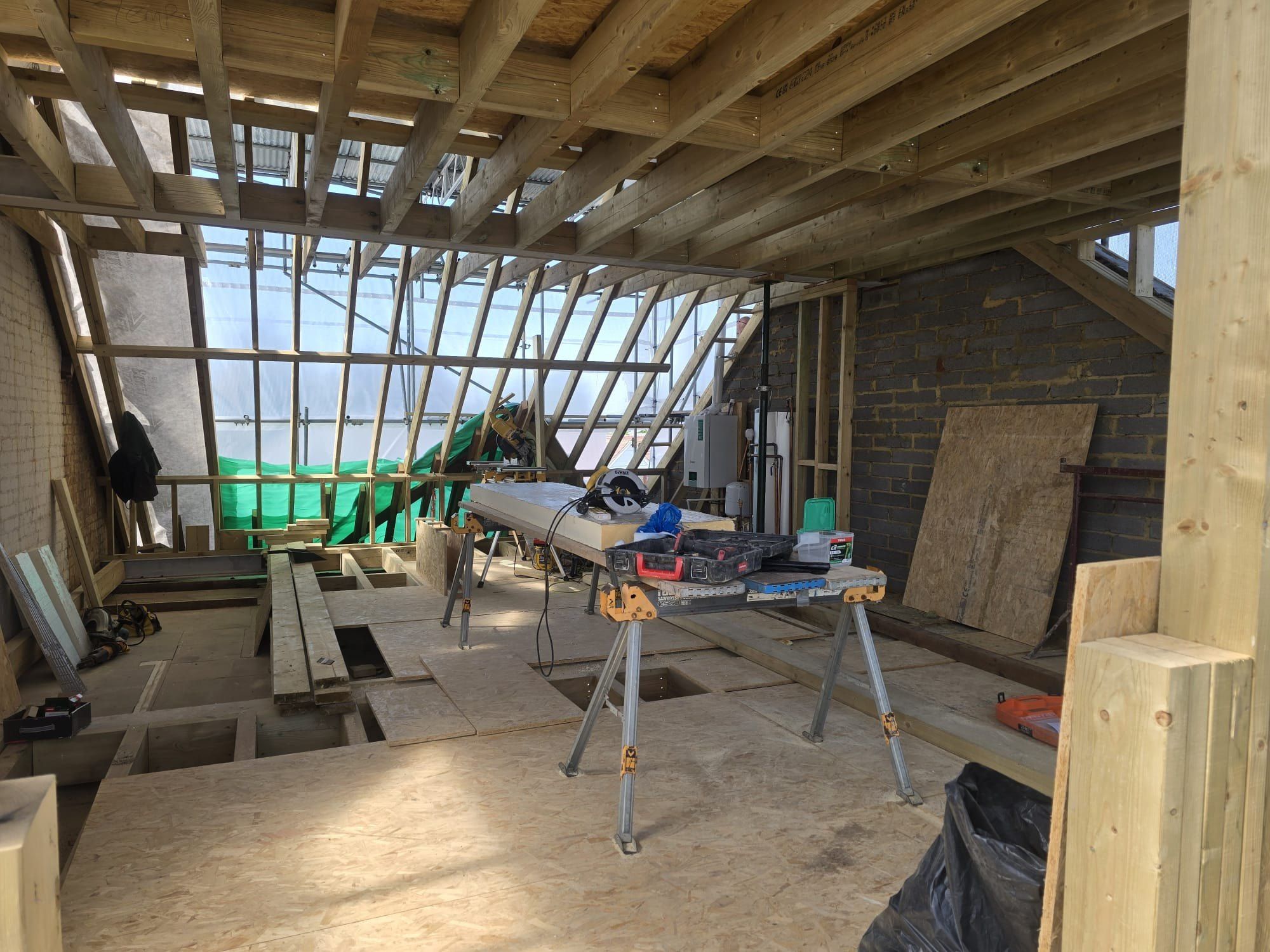 Loft conversion timber frame