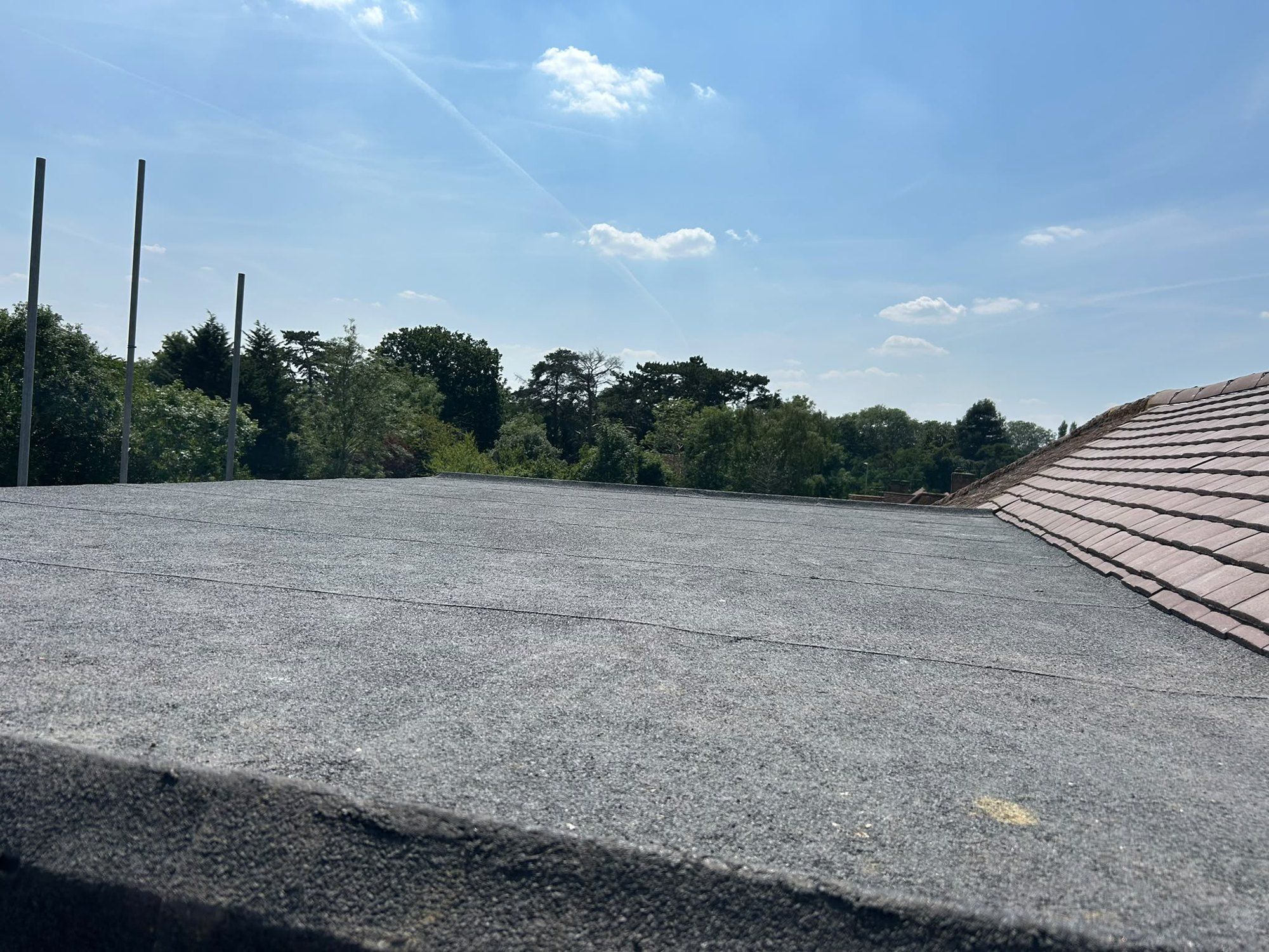 New flat roof